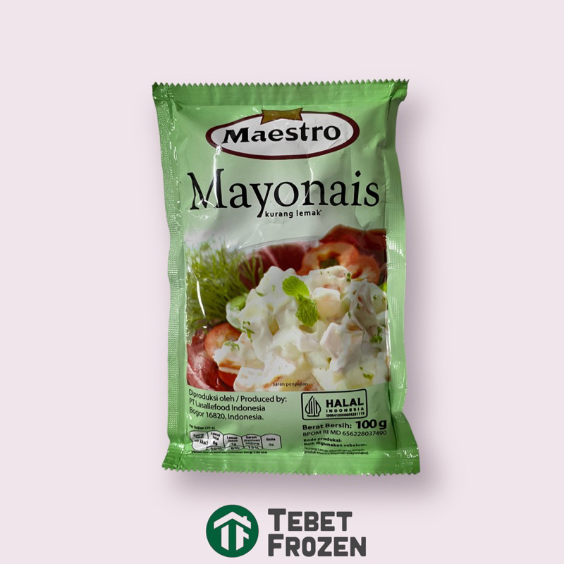 

MAESTRO MAYONAISE ORIGINAL 100GR - TEBET FROZEN