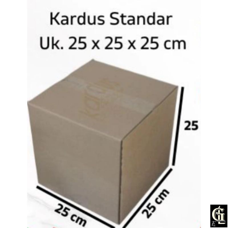 

KARDUS PACKING TAMBAHAN UKURAN 25X25X25 CM