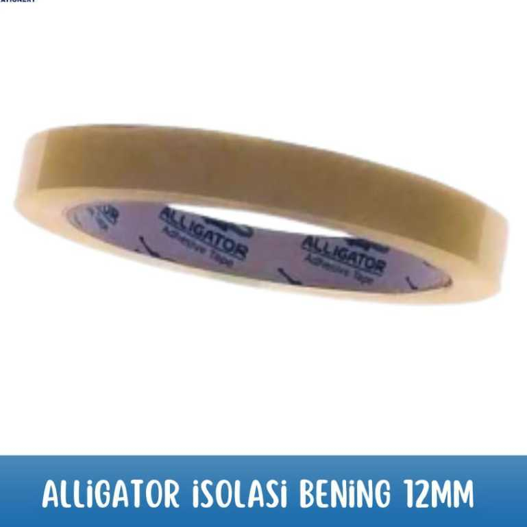 

TBMO ALLIGATOR 12MM 573913 ISOLASI BENING / Isolasi Bening Pcs