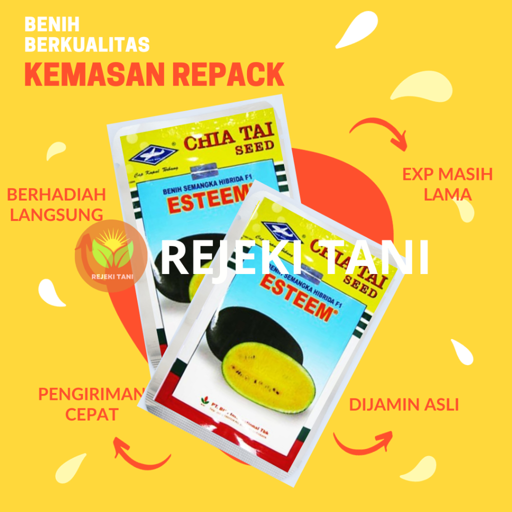 Benih Semangka Esteem biji semangka inul kuning estem kemasan repack