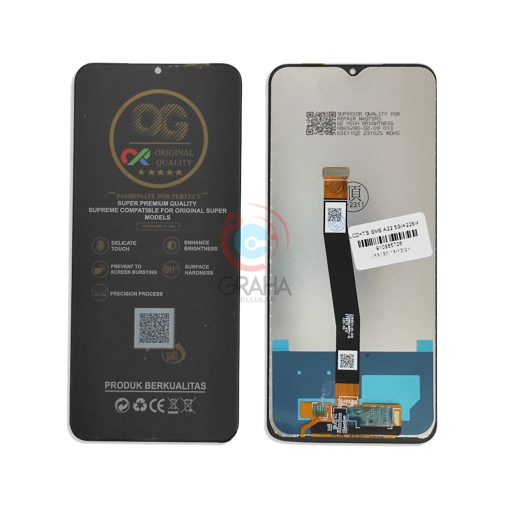 LCD SAMSUNG A22 5G OG ORI SUPER FULLSET TOUCHSCREEN
