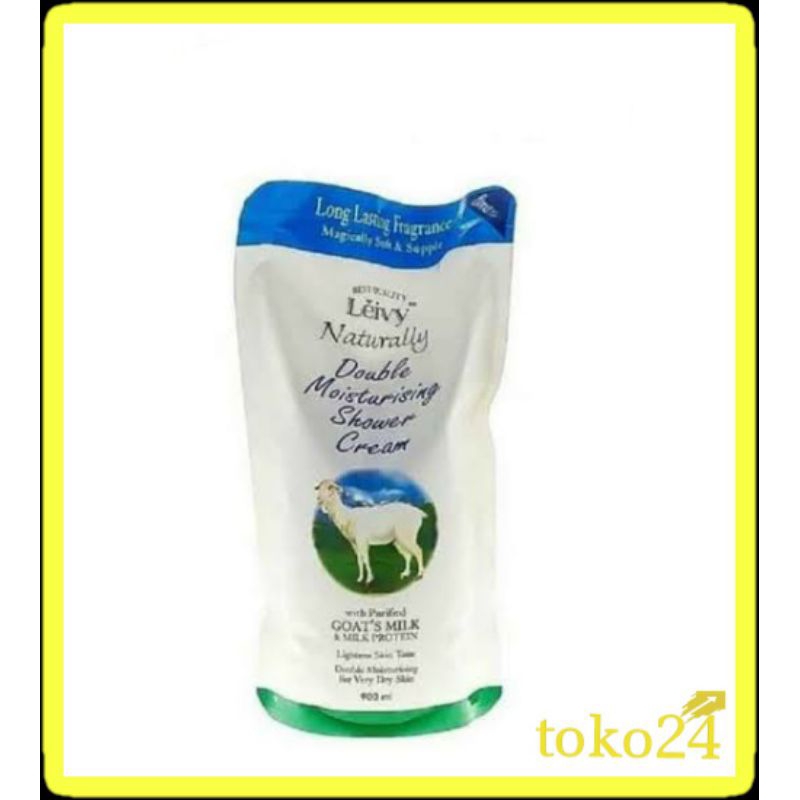 Leivy Shower Cream Goat Milk Refill 900 ml