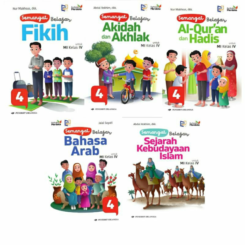 

Kurikulum Merdeka Kelas 4 SD/Mi Fikih, Qurdis, Akidah Ahklak, Bahasa Arab, Ski Penerbit Erlangga