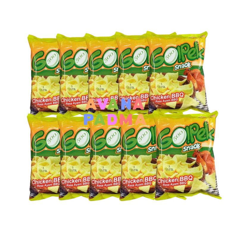 

Gopek Snack Ayam BBQ (Isi 10/Renceng) (250g)