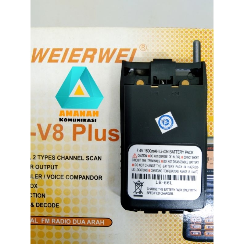 Batre Ht weierwei vev v8 plus original