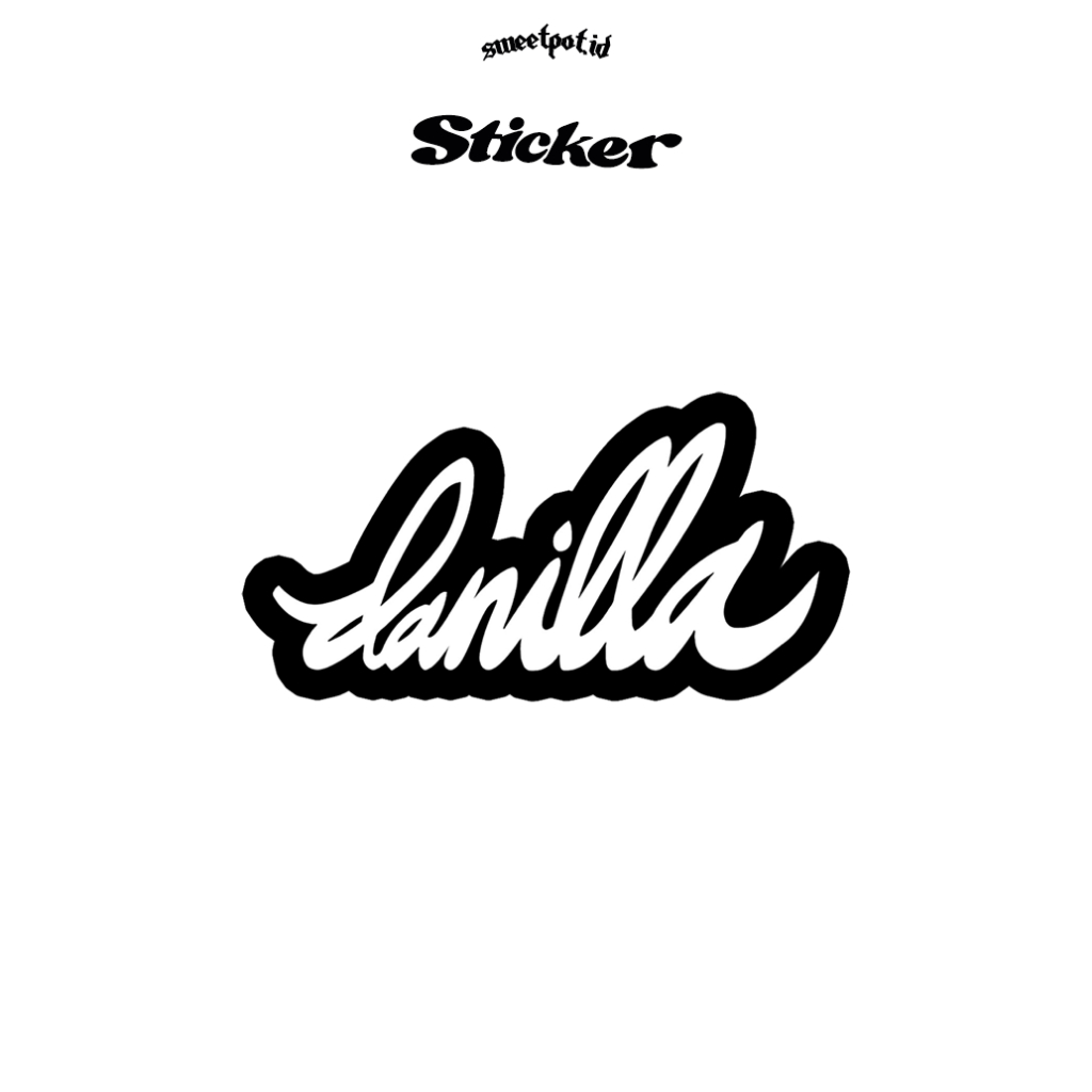

(BISA COD) STICKER DANILLA / STICKER BIJIAN / STICKER ECERAN / STICKER METAL / STICKER POP / STICKER INDIE / STICKER BAND/ BRITPOP