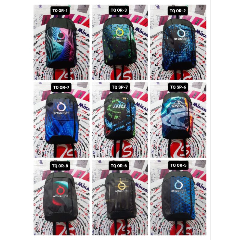 Tas sepatu quechua printing tas sepatu futsal printing ransel sporty minimalis