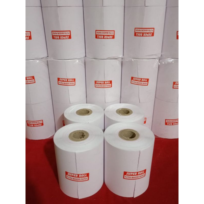 

kertas kasir 2ply 75x60mm paket 10 Roll