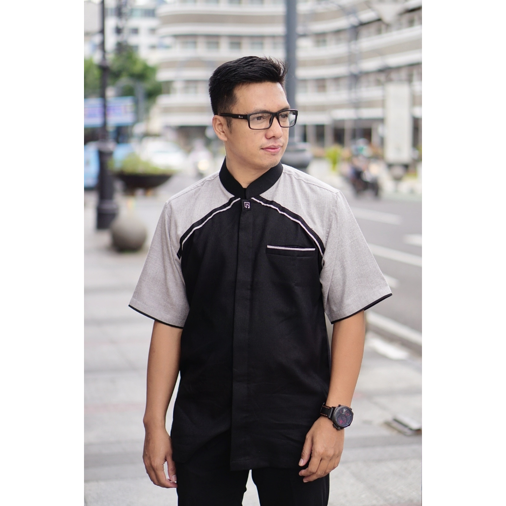 Adhipa Koko Pria warna HITAM series 4