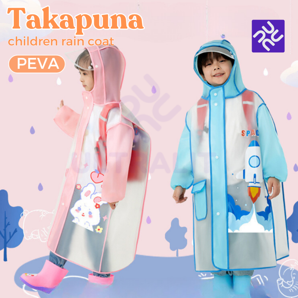 Jas Hujan Anak Raincoat Bagus Motif Anak-Anak Ponco Waterproof Premium Terbaru Anti Air Adjustable