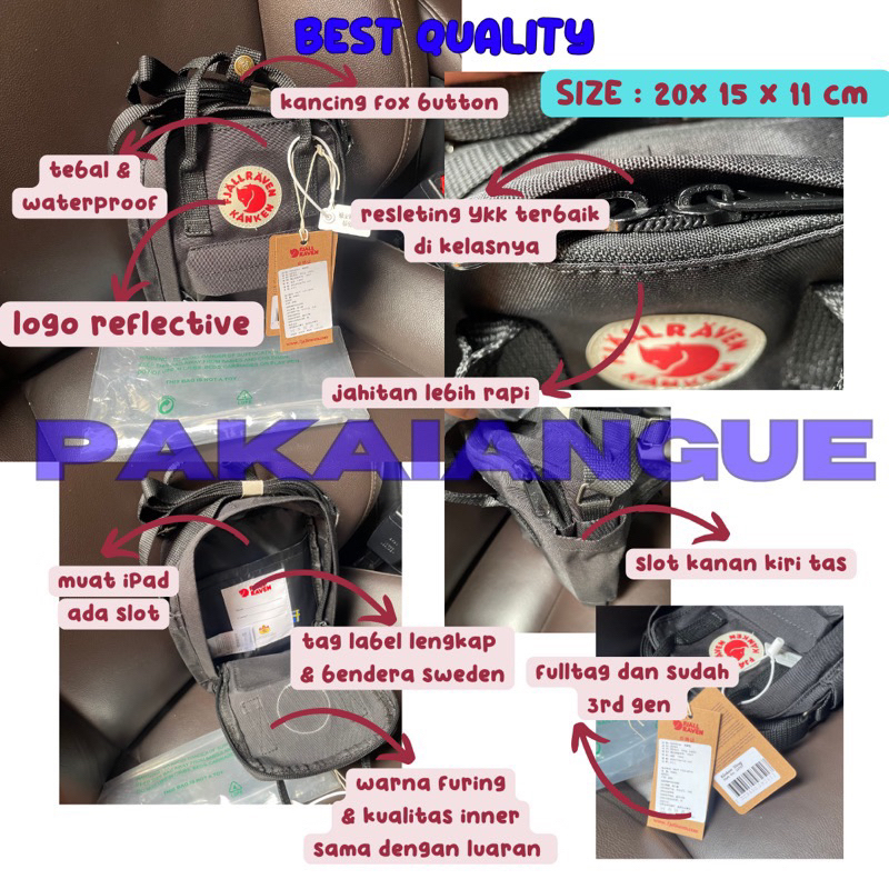 DISKON [BISA COD] SLINGBAG FR KUNKUN / TAS SELEMPANG FR KUNKUN / SLINGBAG WANITA / SLINGBAG PRIA /