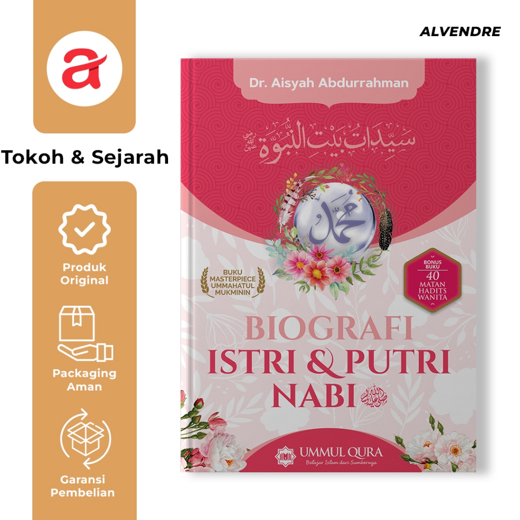 Buku Biografi Istri & Putri Nabi Ummul Qura Dr Aisyah Abdurrahman | Biografi Istri Putri Cucu dan Pe