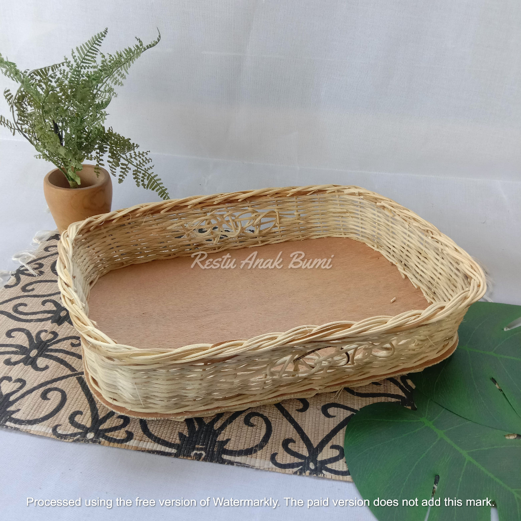 (R004) Hampers Rotan Putih /kotak hantaran /keranjang rotan / parcel pernikahan/ hantaran pernikahan