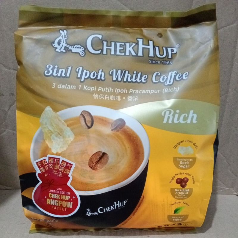 

ChekHup Rich 3 In 1 Ipoh White Coffee Isi 12