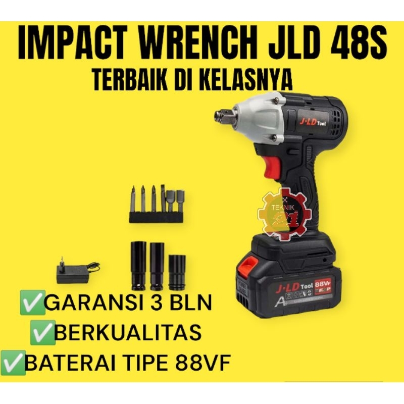 IMPACT BATERAI JLD HITAM 48 VOLT JLD IMPACT BATERAI JLD TOOL IMPEK BATERAI JLD