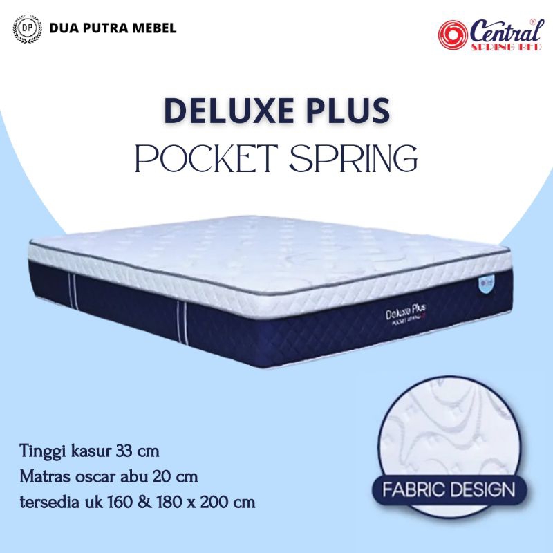 KHUSUS DENPASAR  / Kasur Central / Springbed Central / Central Deluxe Plus Pocket