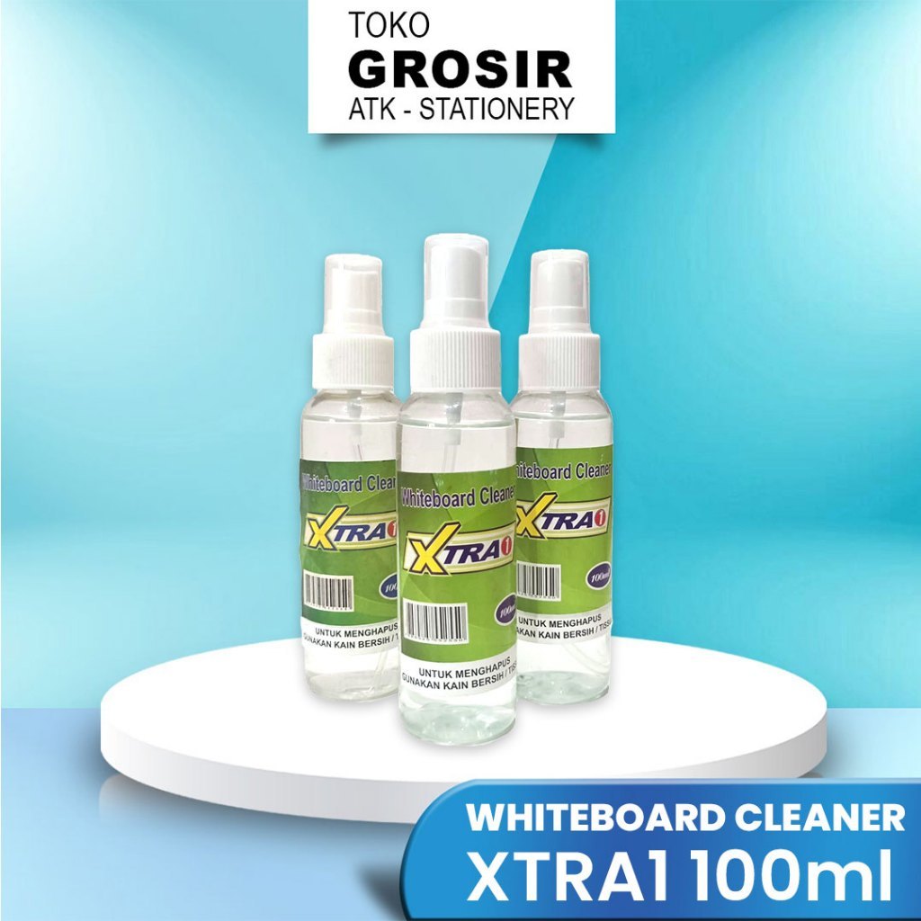 

WHITEBOARD CLEANER POP 1 XTRA1 100ml / CAIRAN SEMPROT PEMBERSIH PAPAN TULIS 100ml