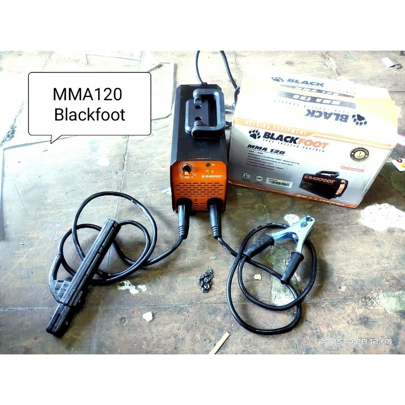 Mesin Las Blackfoot MMA120 350 Watt ++ Inverter IGBT Trafo Las Blackfoot 350Watt