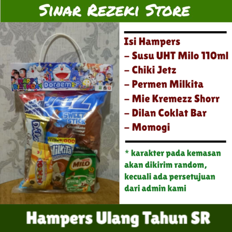 

hampers ulang tahun anak / hampers ultah / tentengan ulang tahun