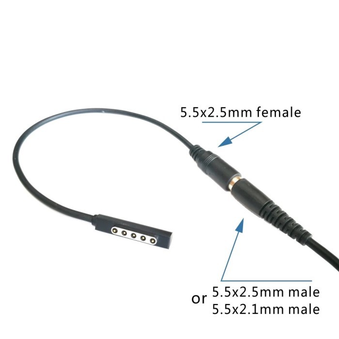 MB DC to Surface RT Surface Pro Suface Pro 2 charging cord c