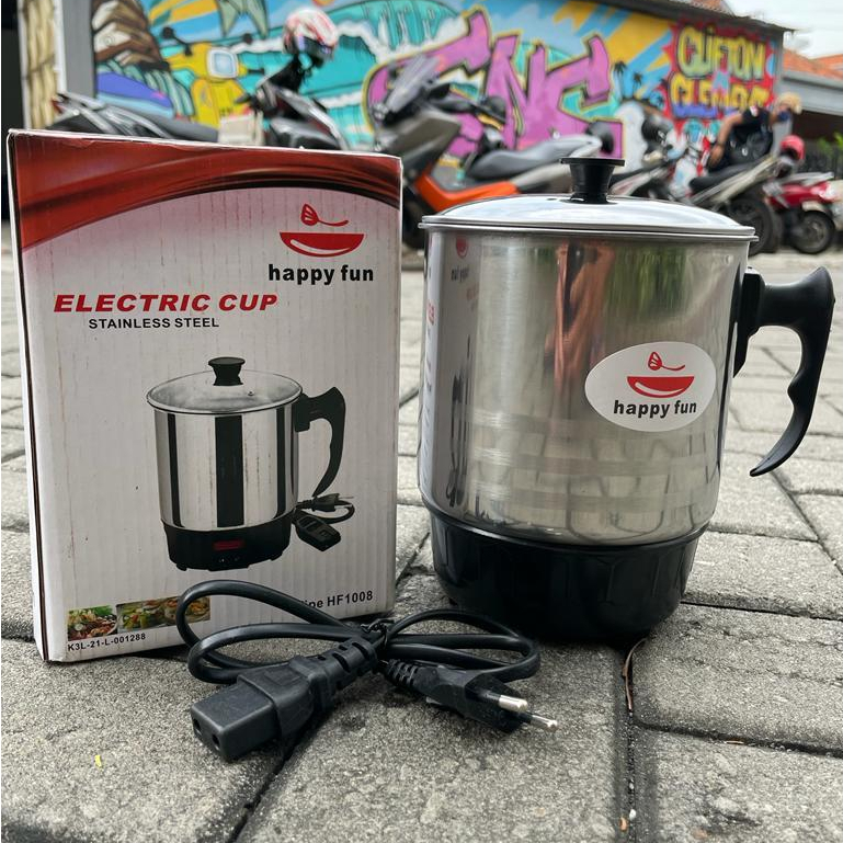 CNA Mug Electric Happy Fun / Mug Kopi Teh Listrik