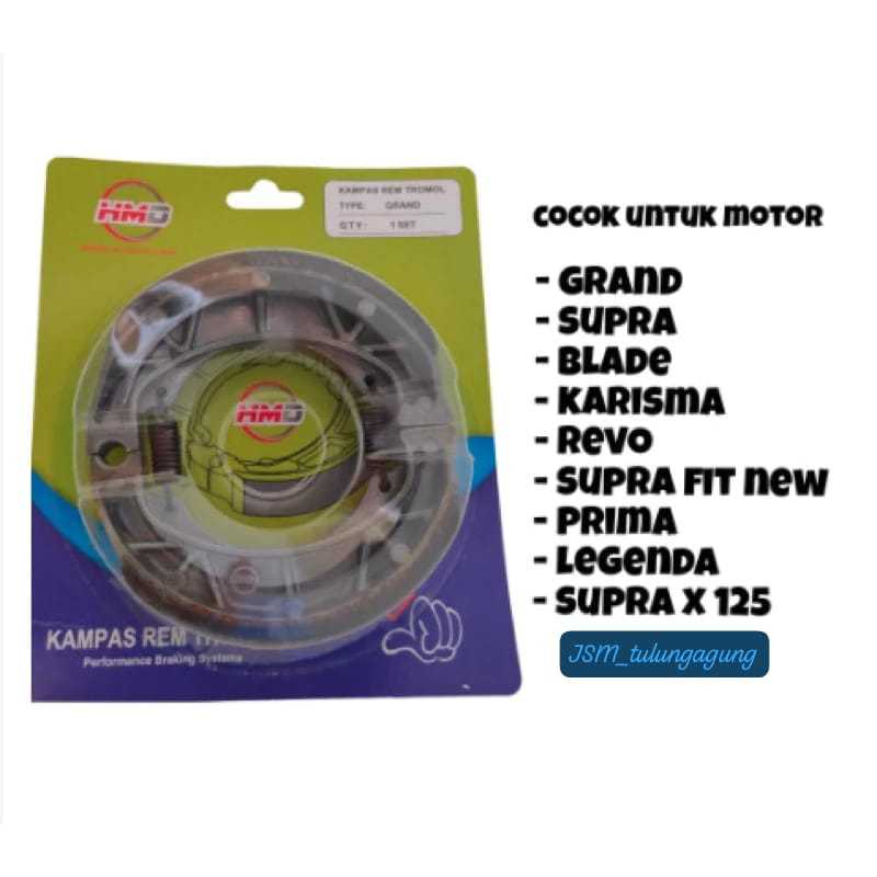 KAMPAS REM BELAKANG GRAND FIZ R MX RX KING BEAT VEGA ZR SUPRA X SUPRA FIT NEW KHARISMA LEGENDA REVO 