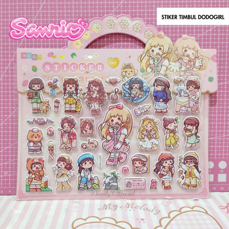 

Stiker Timbul Dodogirl Masu