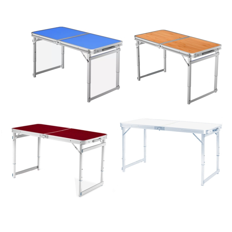 Meja Lipat Portable Meja Lipat Koper Meja Laptop Lipat Meja Kerja Uk 120cm X 60cm Kaki Kotak petak Q