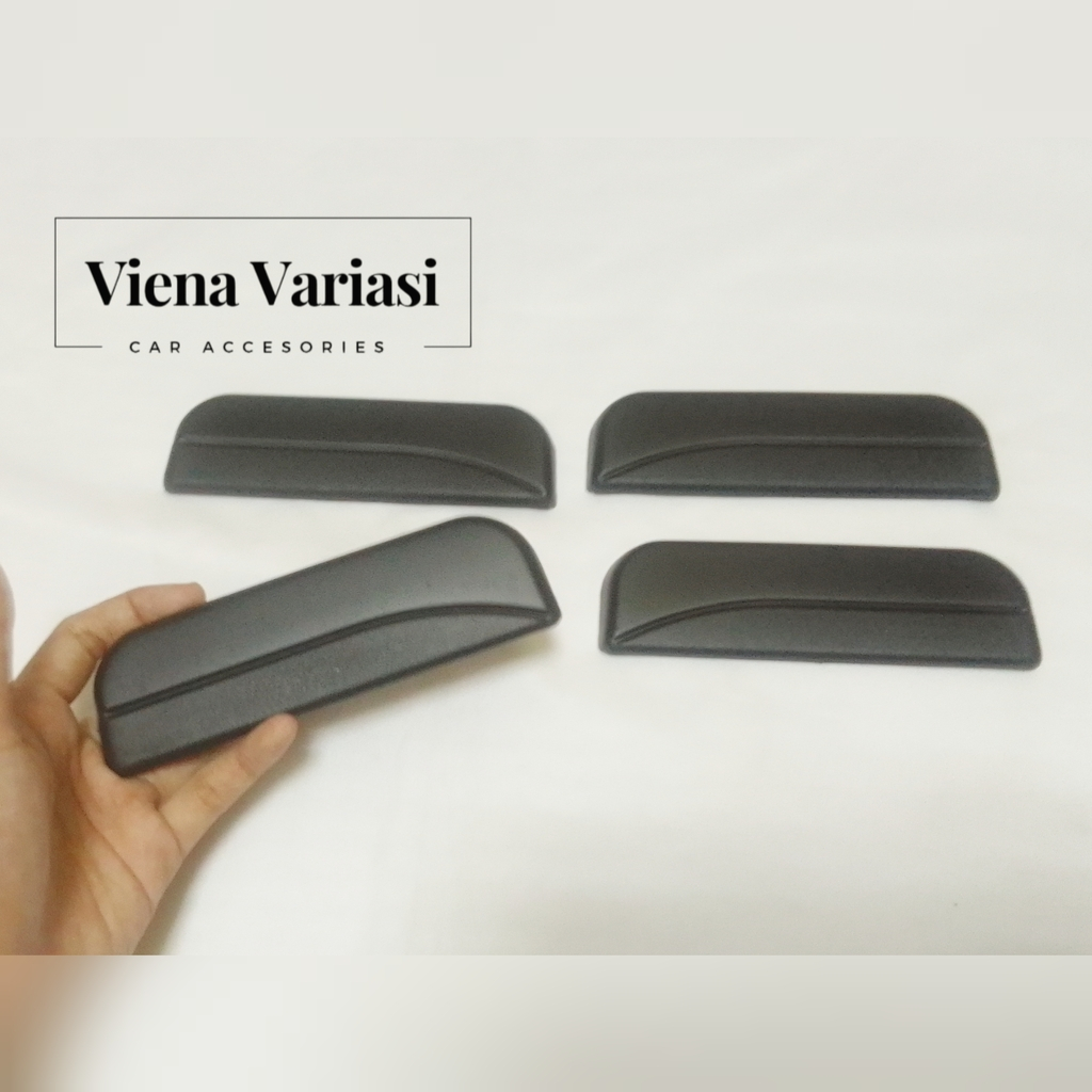 Fressjago Paket Outer Cover Handle Pegangan Pintu Tank Cover Avanza Lama 2005 - 2010 Hitam Doff Trd