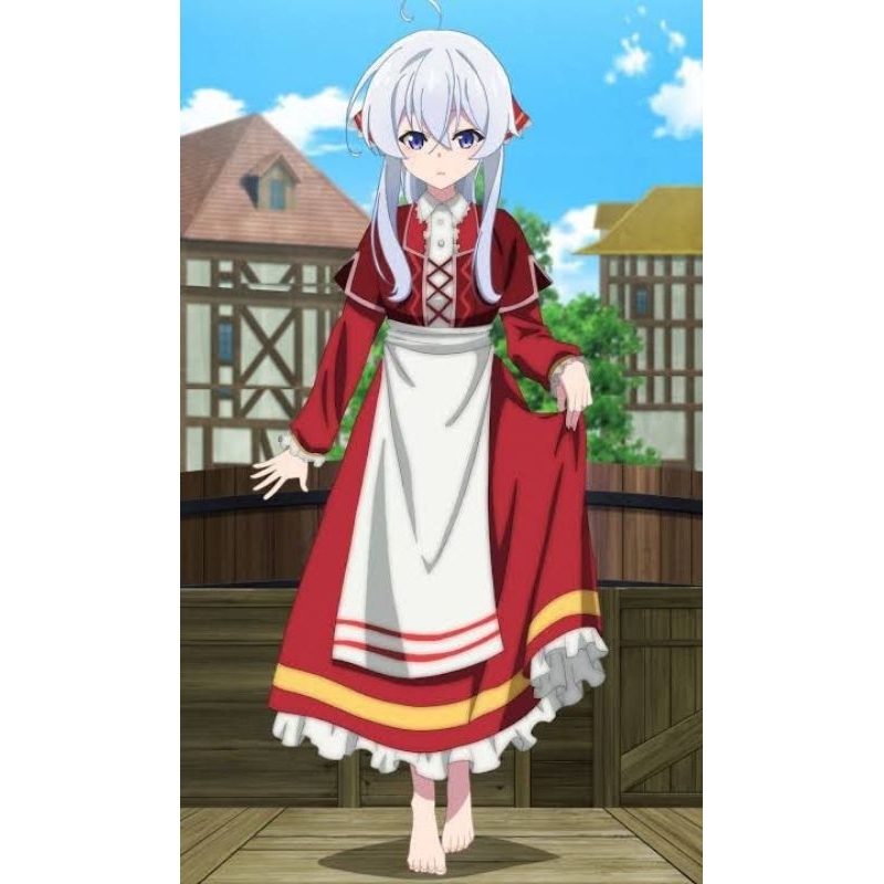 kostum Elaina anggur