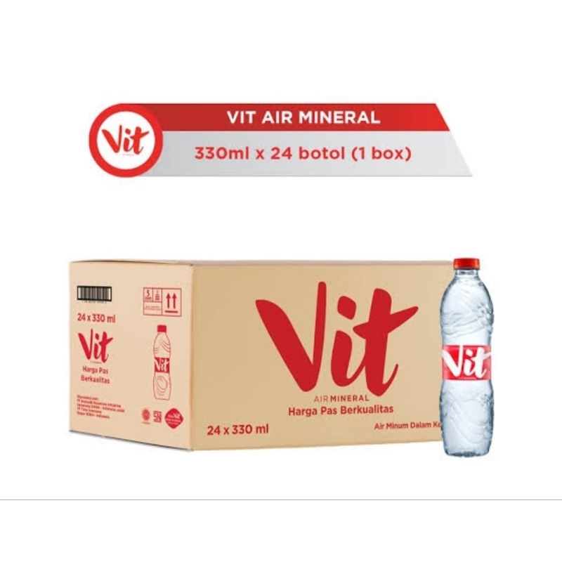 

AIR MINERAL VIT 330ml x 24 botol ( 1 karton)