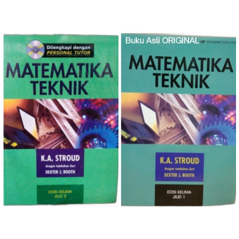 Matematika Teknik Jilid 1 & 2  Edisi 5, CD  - K.A. Stroud