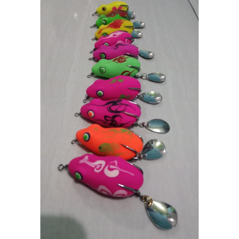 umpan casting soft frog 3.5cm