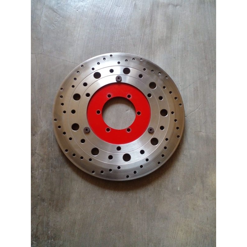 Piringan Cakram Disk Brake Disc 325 mm Datar Stenlis Kumis Stenlis Yamaha Scorpio Bebek Second 2nd