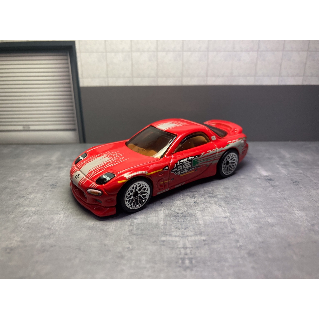 Hot Wheels Mazda 95 RX7 Premium Fast & Furious Full Force Merah Loose