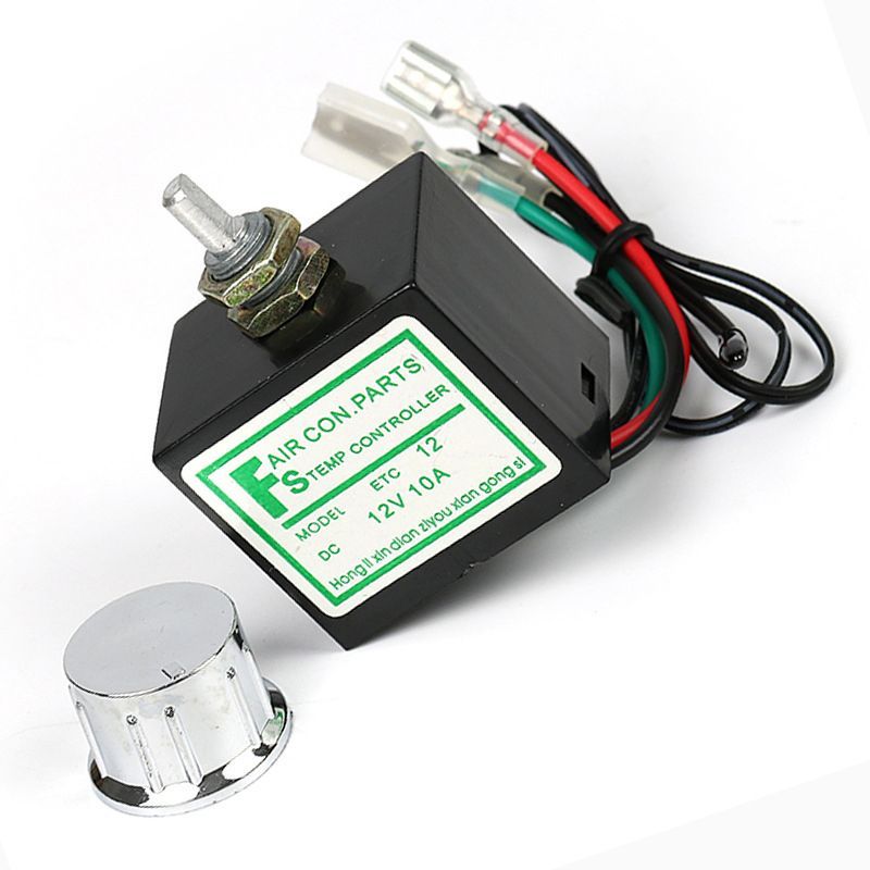 AHS - Thermistor Thermostat Elektrik Ac Mobil 12v 12 Volt Air Conditioner Electronic Thermostat