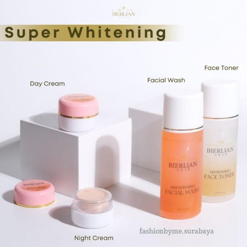 BIERLIAN PAKET CREAM WAJAH REGULER+SERUM { Free pouch } || Cream wajah || Bierlian skincare|| Bierli