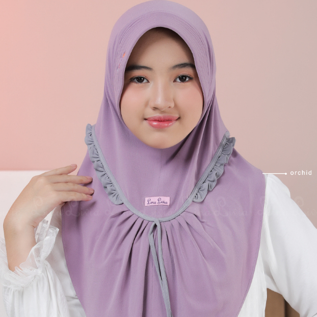 Hijab Instan Anak Jilbab Bergo Agatha Kids Linalivia