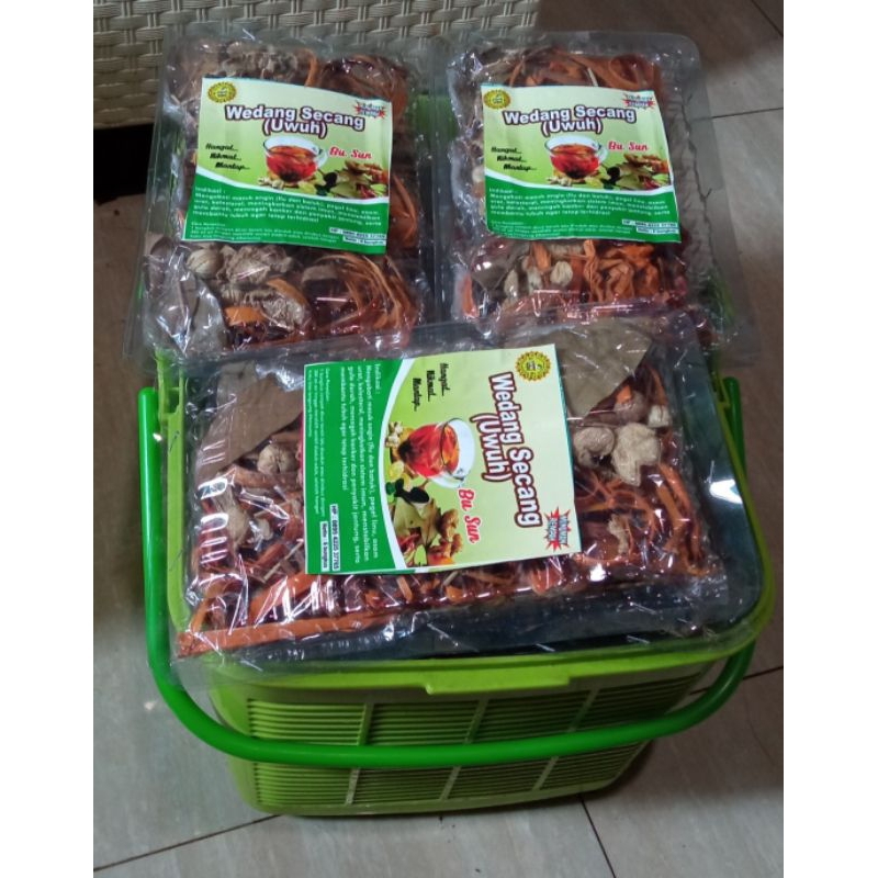 

Wedang secang/uwuh racik lengkap + gula batu kemasan jumbo isi 6 bungkus