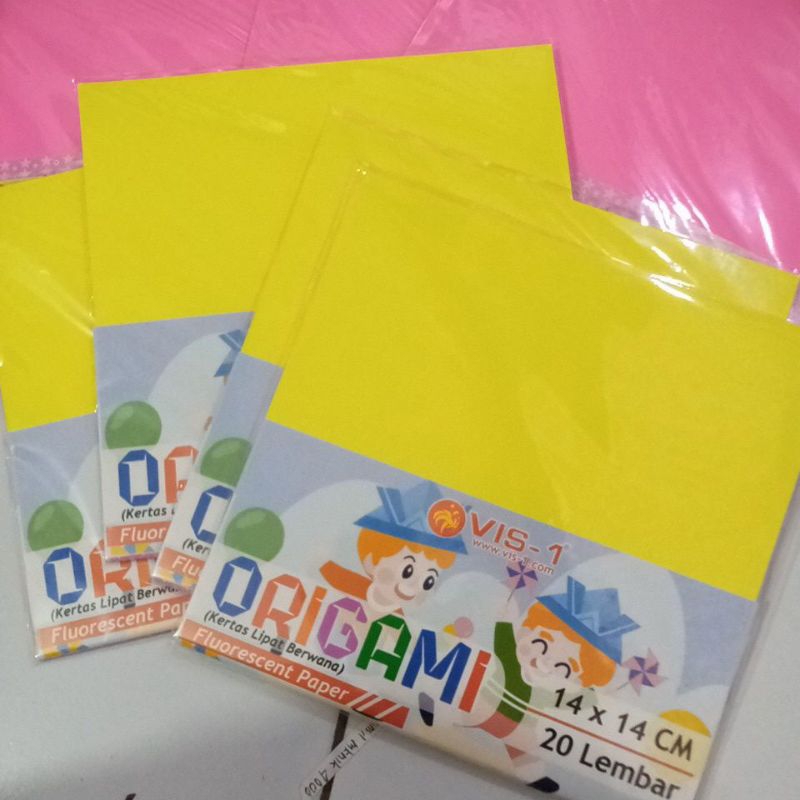 

kertas origami ukuran 14x14