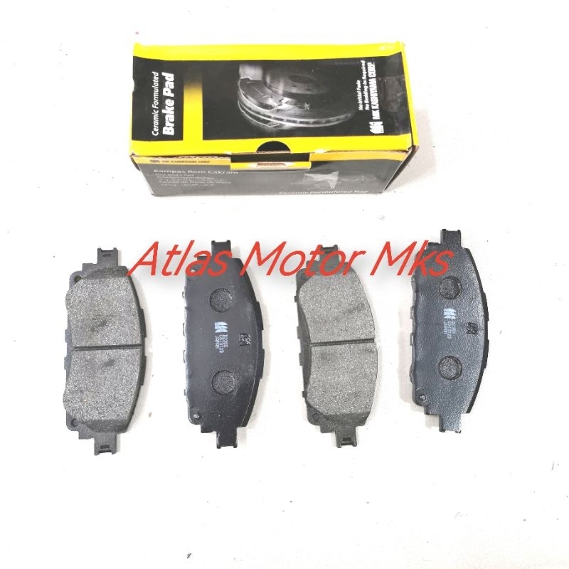 [1SET][MK] BRAKE PAD KAMPAS CAKRAM DEPAN TOYOTA INNOVA REBORN "2016-ON" - MK KASHIYAMA D2355