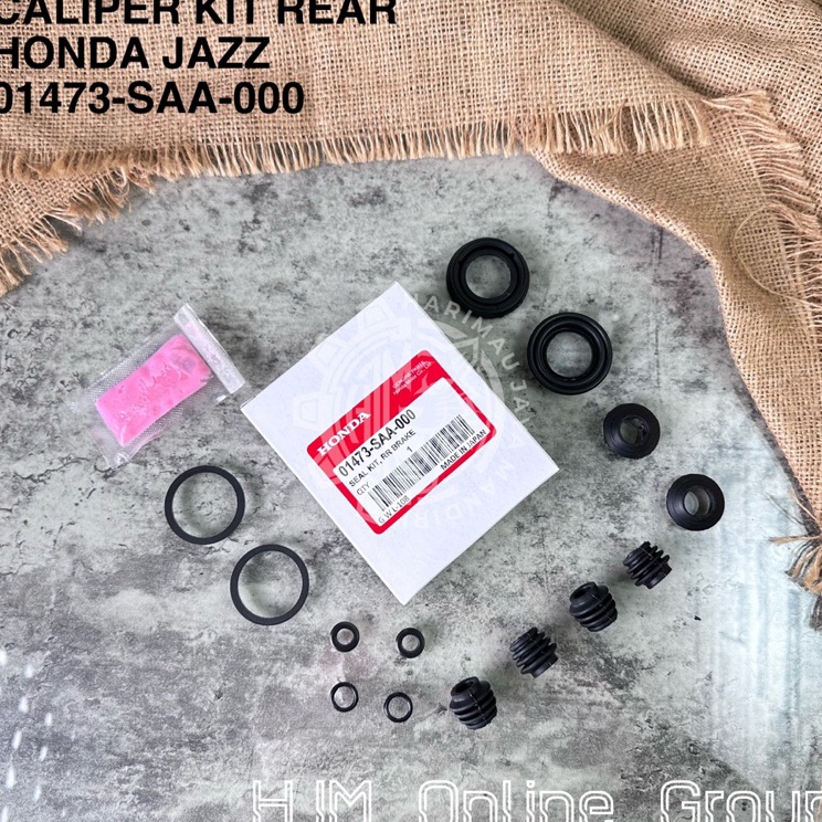 Ihq CALIPER KIT  SEAL KIT KARET REM CAKRAM BELAKANG HONDA JAZZ GE8 RS