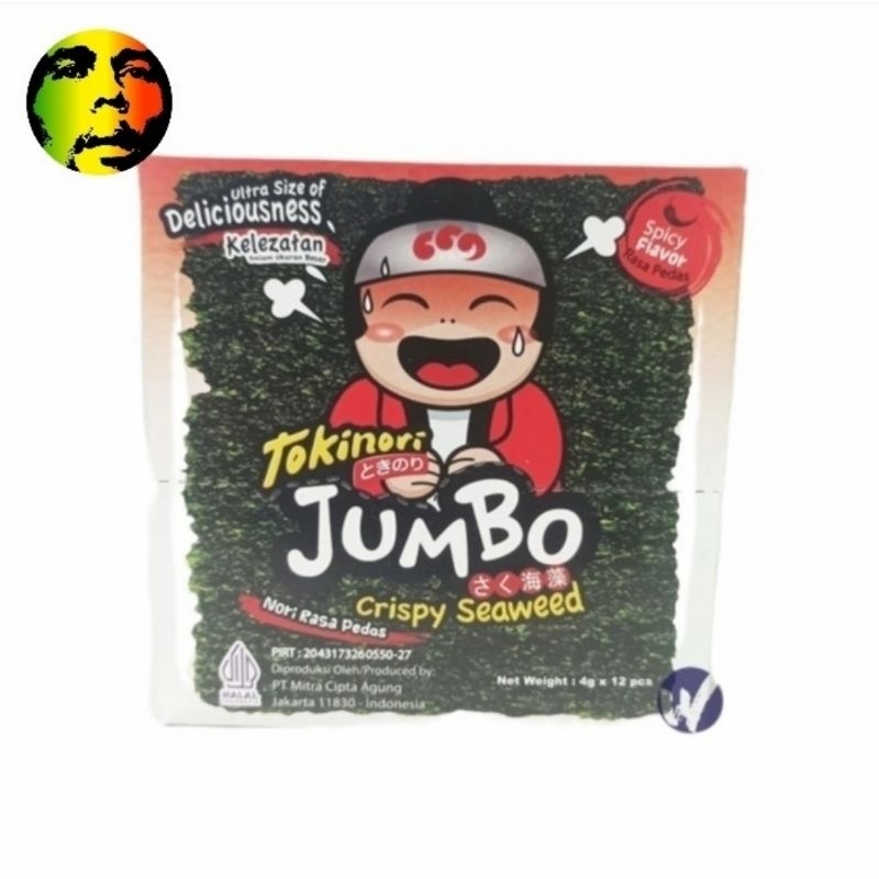 

Tokinori jumbo crispy seaweed isi 12 pedas