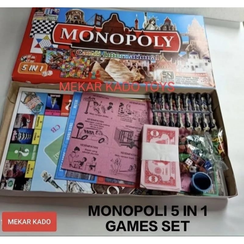 MAINAN MONOPOLI 5in1 Premium