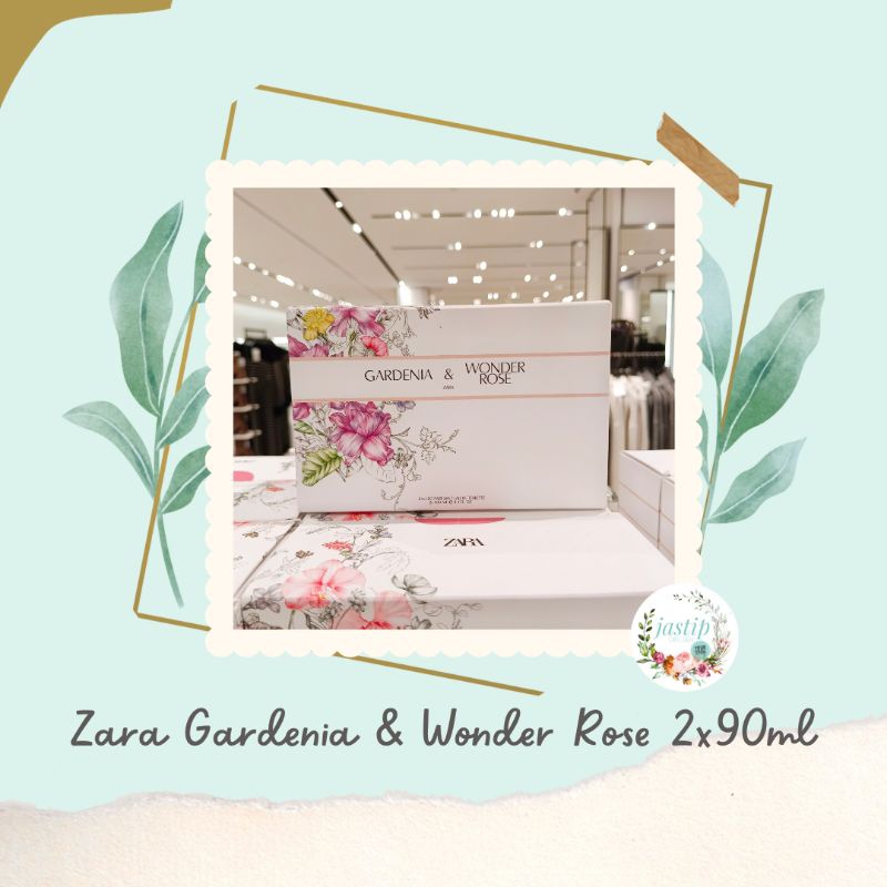 Parfum Wanita Original Zara Gardenia & Wonder Rose