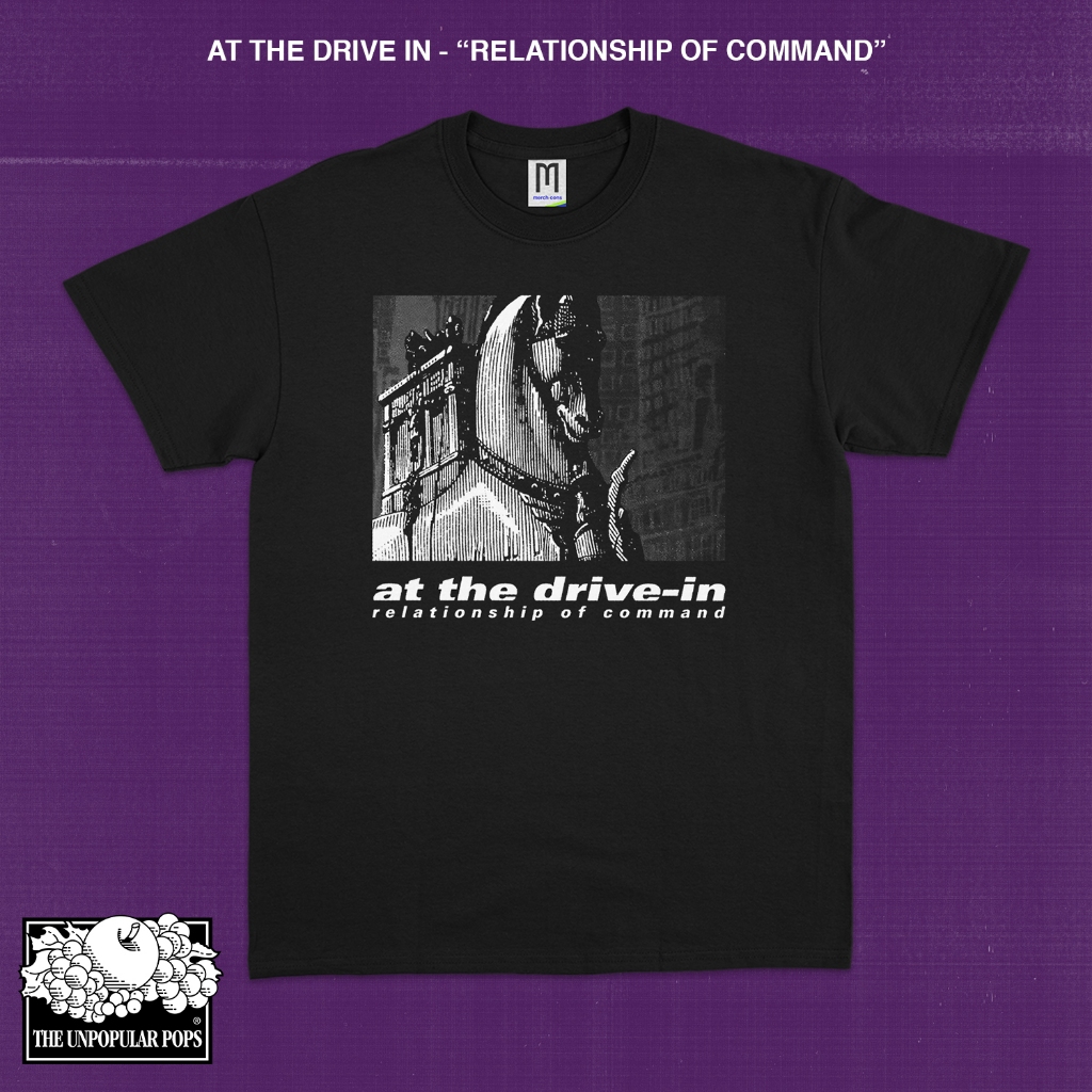 Kaos T-Shirt Baju Band AT THE DRIVE IN - RELATIONSHIP OF COMMAND Post Hardcore Screamo Punk