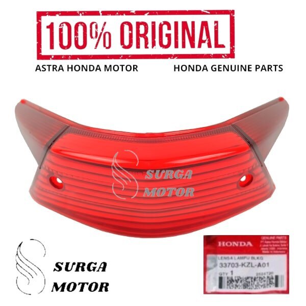 Mika Stop Stoplamp Lampu Stop Kaca Lensa Belakang Spacy ORI Original AHM . 33703-KZL-A01 33703KZLA01