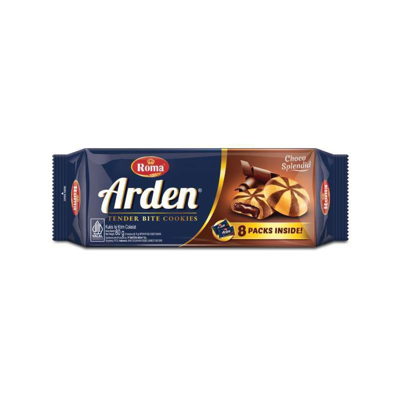 

Roma Arden Choco splendid Tender bite Cookies isi 8 pack inside 80gram