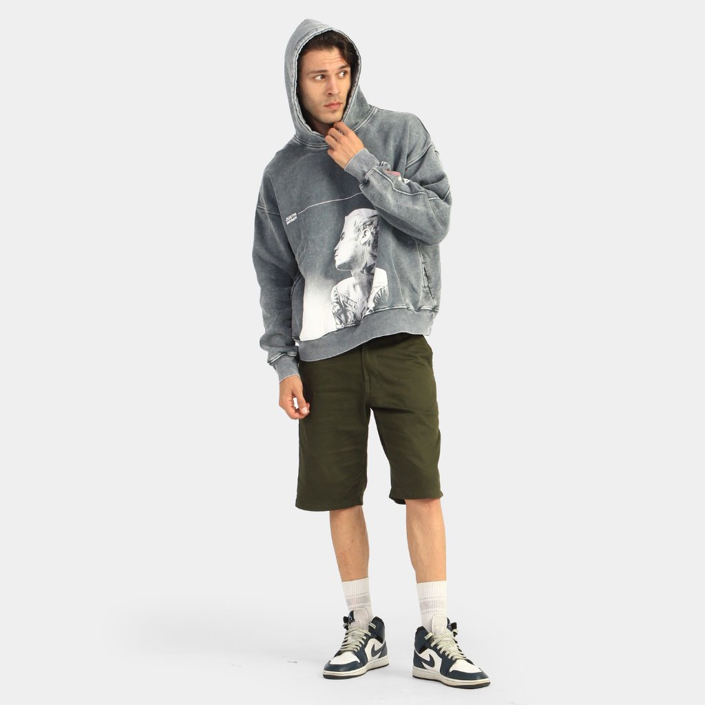 MFS HOODIE / JUSTINE BIEBER / ACID WASH