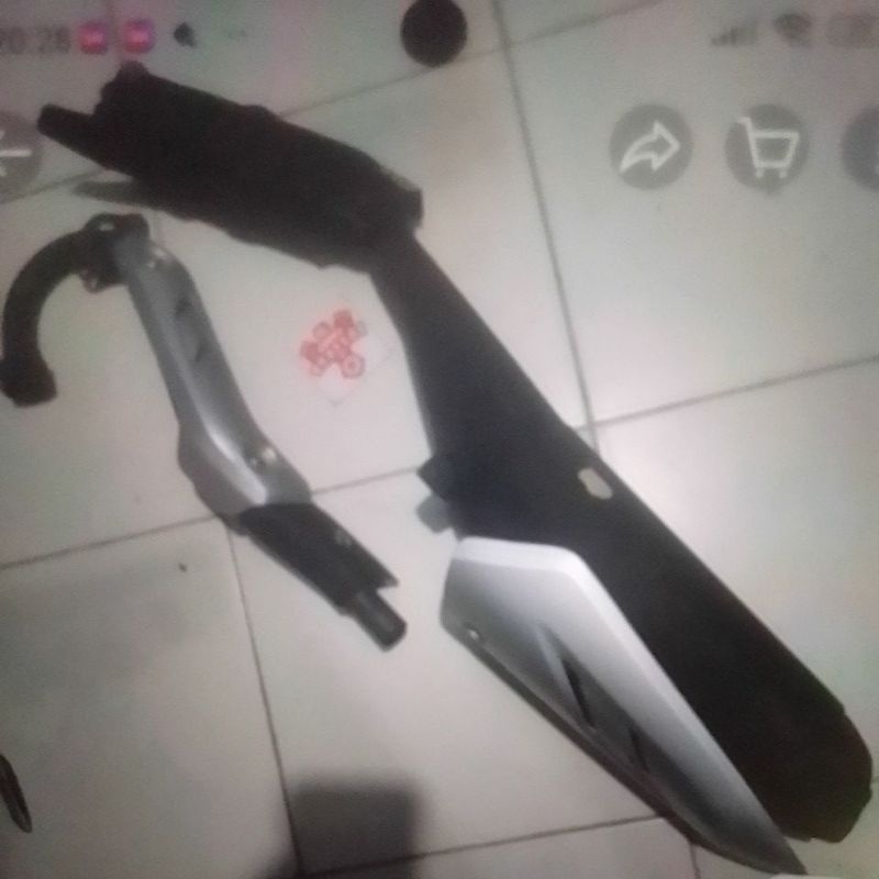 Knalpot Kenalpot Standar Asli Honda CRF 150 L CRF Original